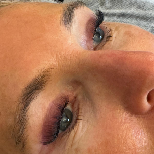 Pose de cils après